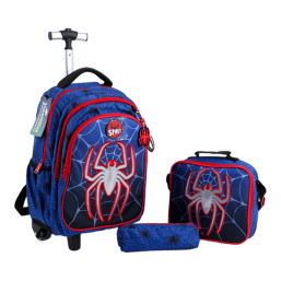 16 Inch Trolley Bag 3 Pcs Set - Spidey
